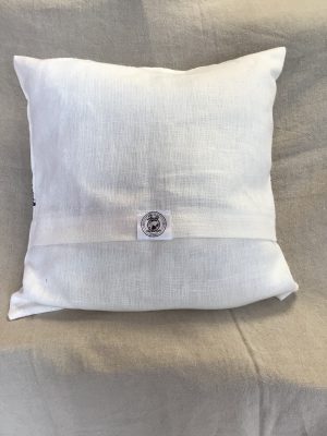 Housse de coussin lin, pêche à pied – Image 2