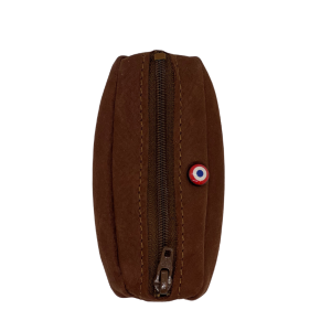Porte monnaie cuir Marron Clair