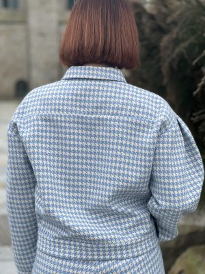 Blouson en pied de poule PRONY – Image 2