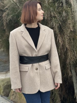 Veste ceinturée MILLE