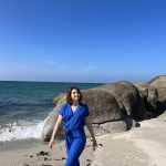 Combinaison Pantalon bleu