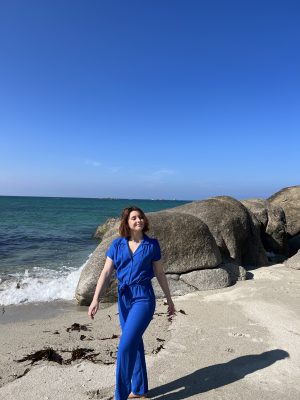 Combinaison Pantalon bleu