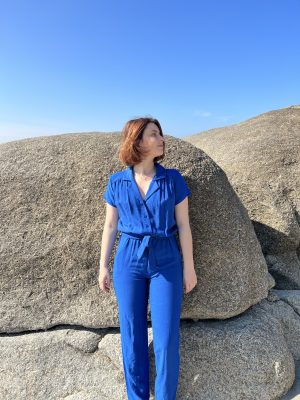 Combinaison Pantalon bleu – Image 2