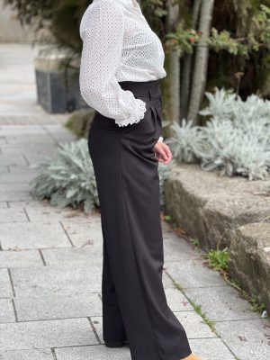 Pantalon ample noir, Clem – Image 2