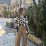 Pantalon large Camel - Béa