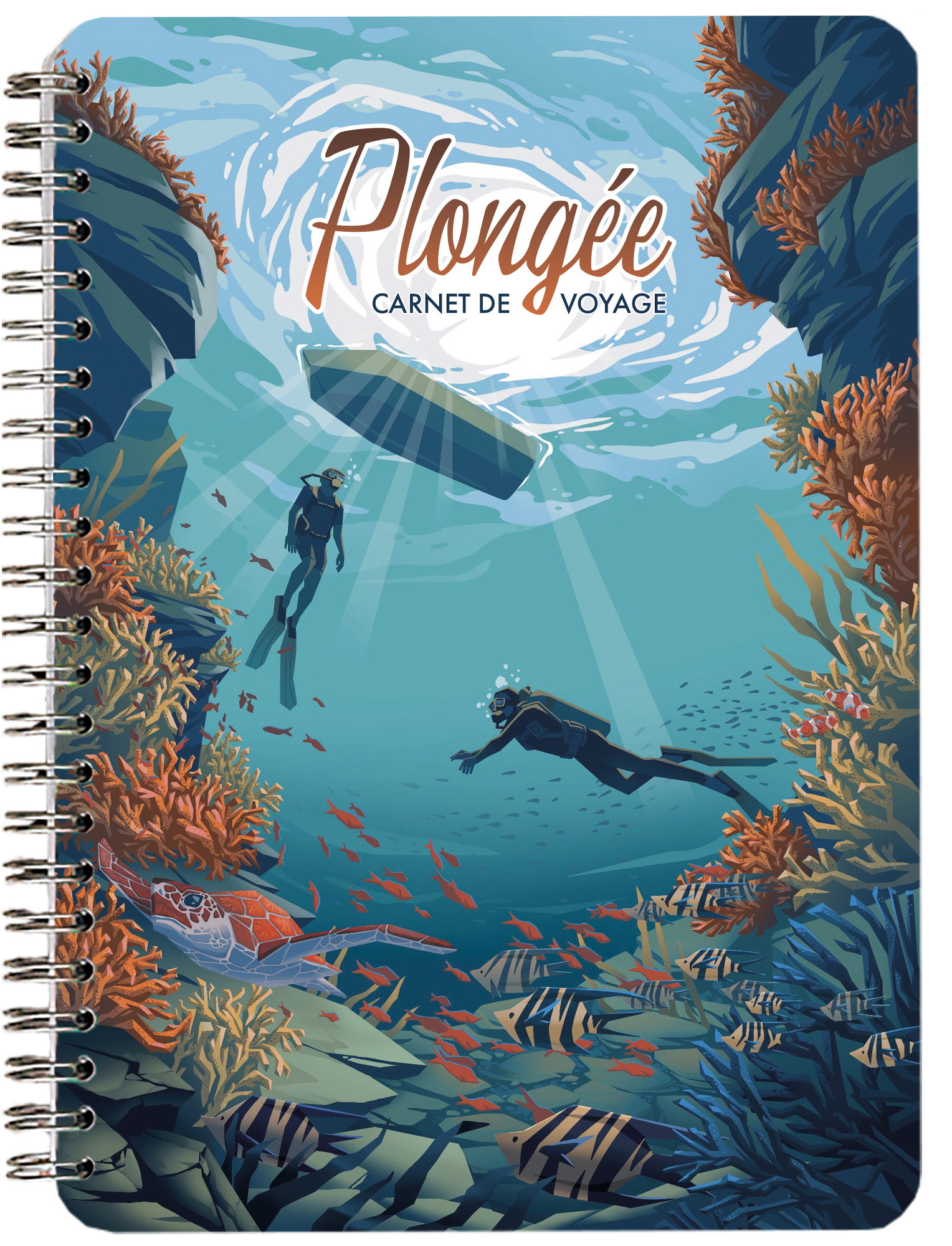 Ce carnet est fait pour vous si :  ✓ Vous plongez, ou avez envie de pratiquer ce sport ✓ Vous avez peur d’oublier des moments de vos plongées ✓ Vous aimez suivre vos progressions avec un beau carnet ✓ Vous recherchez un carnet conçu spécialement pour cette activité