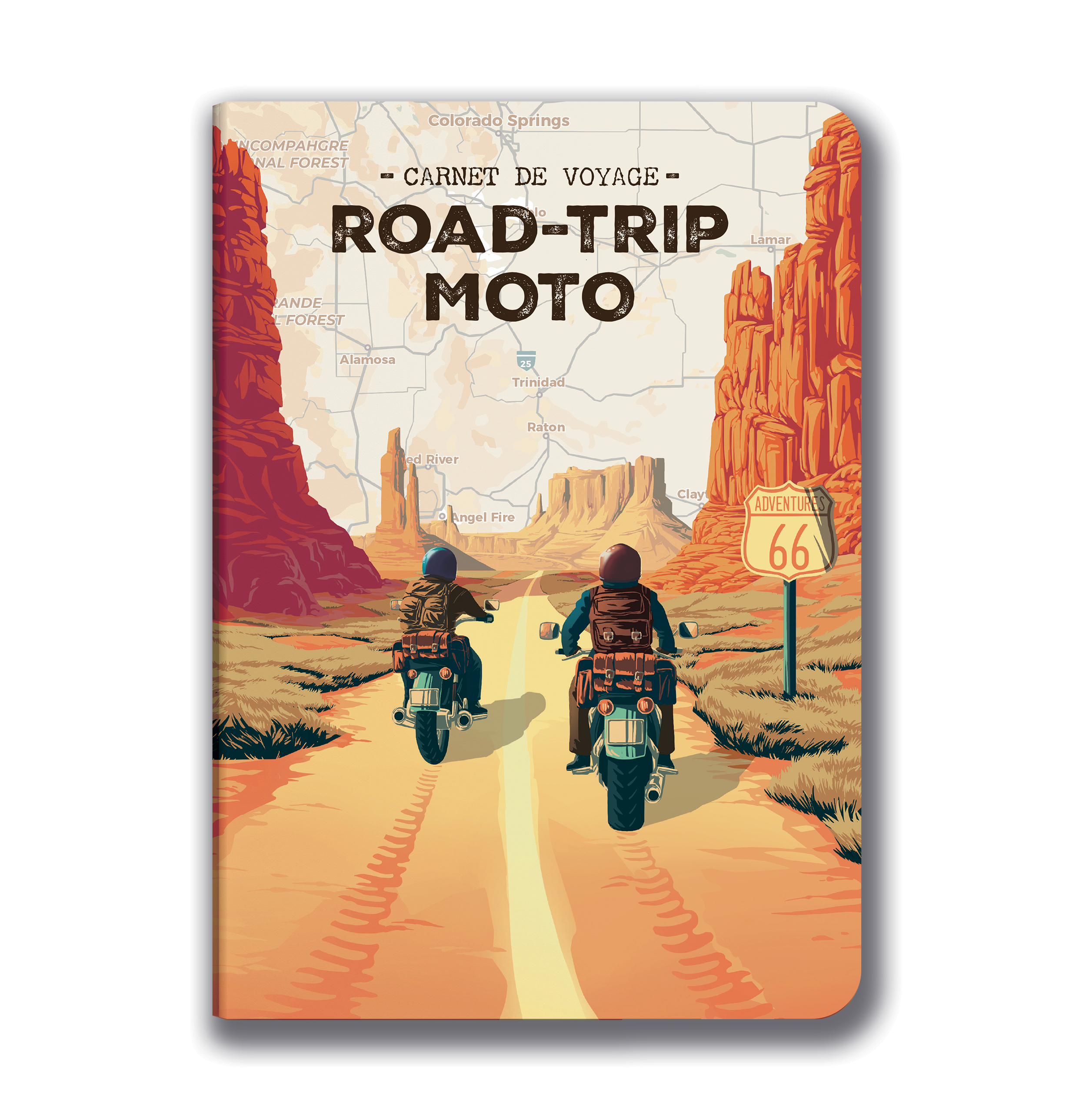 Ce carnet est fait pour vous si :  ✓ Vous voyagez, ou avez envie de voyager sur la route ✓ Vous avez peur d’oublier des moments de votre voyage ✓ Vous aimez dessiner de beaux paysages et de beaux souvenirs  ✓ Vous souhaitez conserver un objet unique rempli de toute pièce par votre main