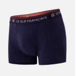 Boxer bleu marine en coton